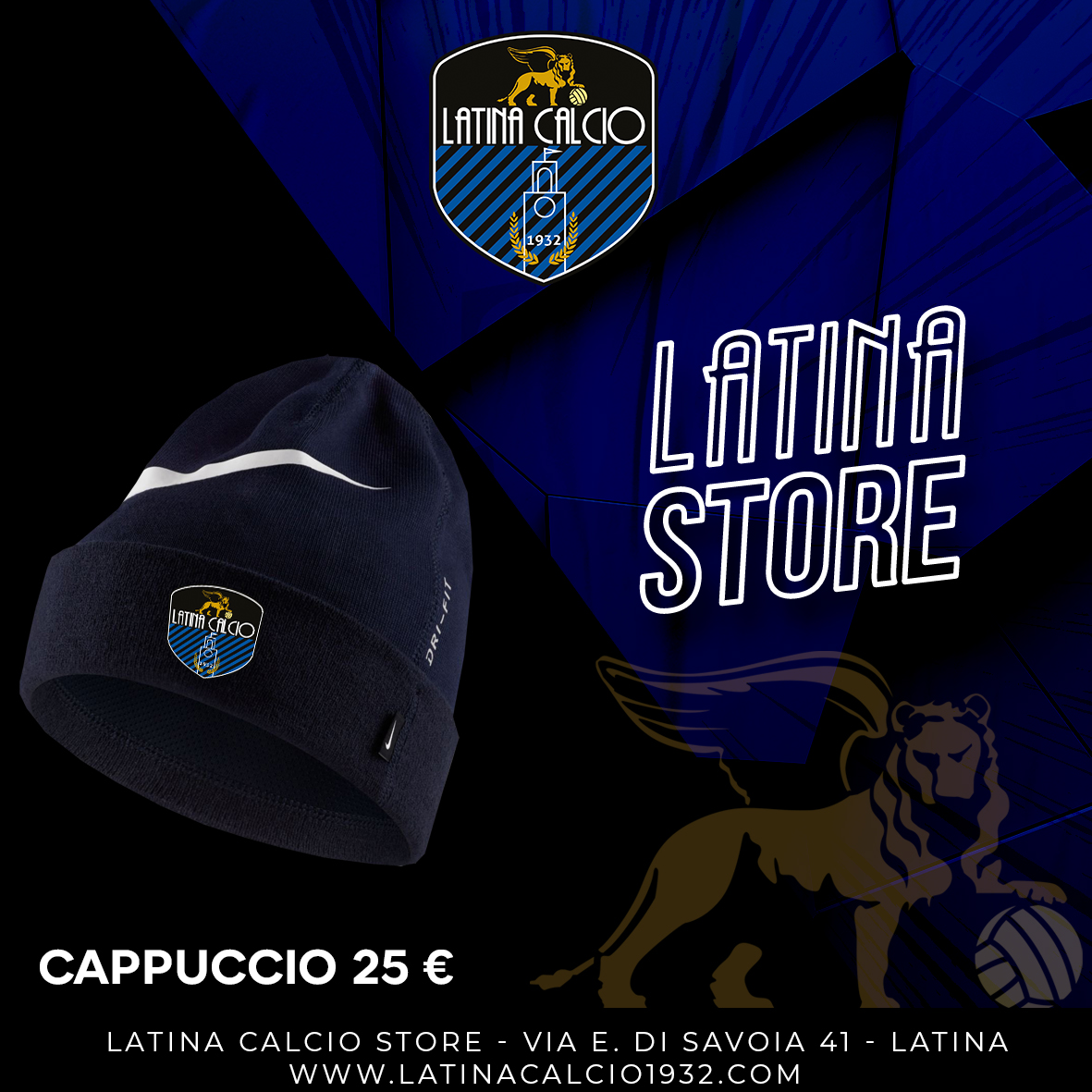 Cappello in lana - Latina Calcio 1932